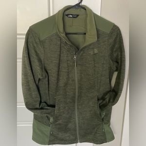 The North Face, Green Zip Up Fleece, Women’s L.